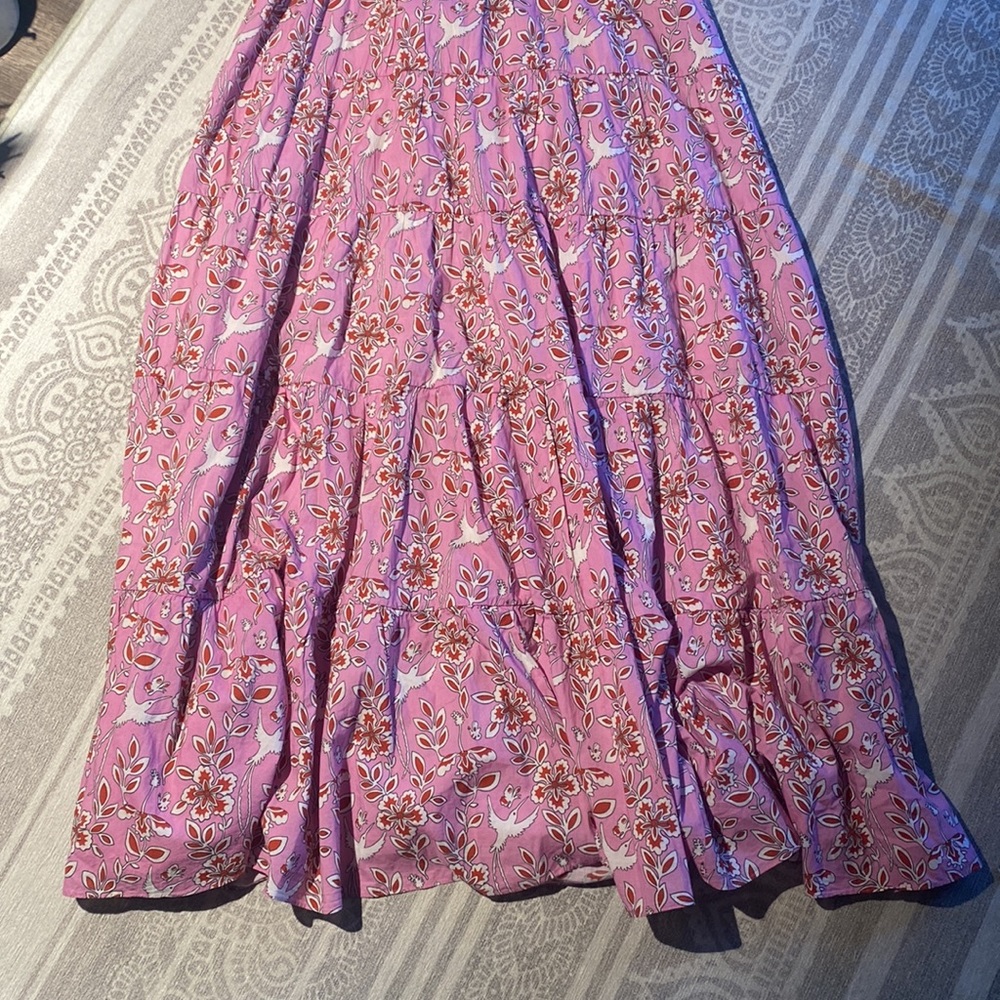 RHODE Julia Dress in Pink Eden - Picture 6 of 14